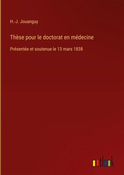 Thèse pour le doctorat en médecine Thèse pour le doctorat en médecine