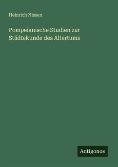 Cover Pompeianische Studien zur Städtekunde des Altertums