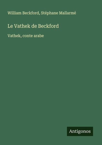 Le Vathek de Beckford
