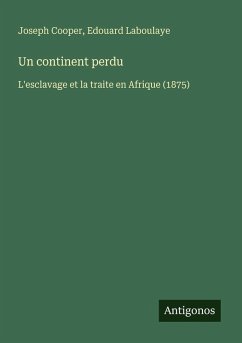 Cover Un continent perdu
