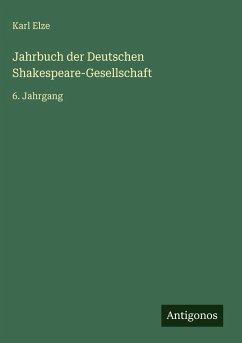 Cover Jahrbuch der Deutschen Shakespeare-Gesellschaft