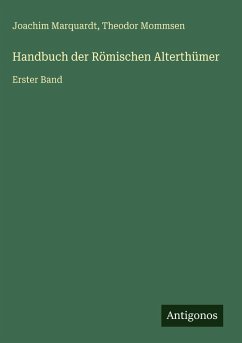 Cover Handbuch der Römischen Alterthümer