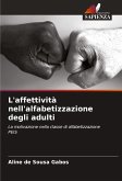 L'affettività nell'alfabetizzazione degli adulti L'affettività nell'alfabetizzazione degli adulti
