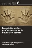 La opinión de los profesores sobre la educación sexual