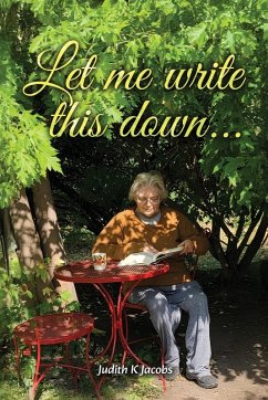 Cover Let Me Write This Down...