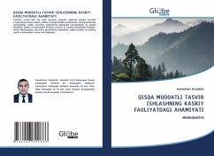 Cover QISQA MUDDATLI TASVIR ISHLASHNING KASBIY FAOLIYATDAGI AHAMIYATI