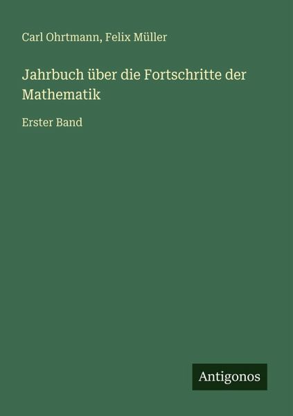Jahrbuch über die Fortschritte der Mathematik