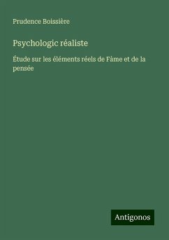 Psychologic réaliste - Boissière, Prudence