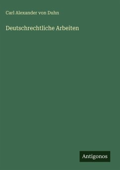 Cover Deutschrechtliche Arbeiten