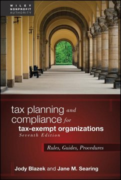 Tax Planning and Compliance for Tax-Exempt Organizations - Blazek, Jody; Searing, Jane M