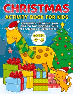 Cover Christmas Activity Book for Kids