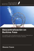 Descentralización en Burkina Faso Descentralización en Burkina Faso