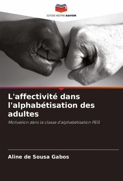 Cover L'affectivité dans l'alphabétisation des adultes