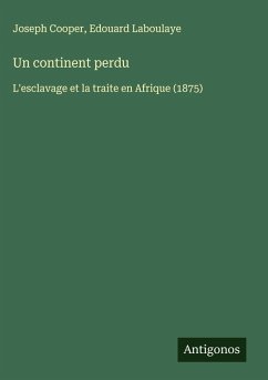 Un continent perdu Cover Un continent perdu