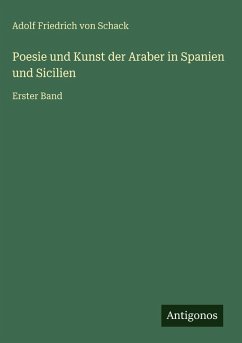 Cover Poesie und Kunst der Araber in Spanien und Sicilien