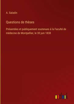 Questions de thèses