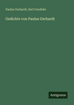 Cover Gedichte von Paulus Gerhardt