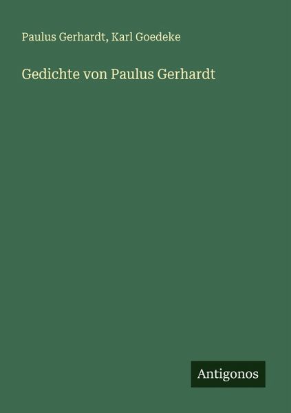 Gedichte von Paulus Gerhardt
