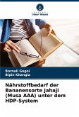 Nährstoffbedarf der Bananensorte Jahaji (Musa AAA) unter dem HDP-System