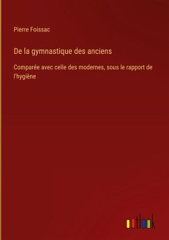 Cover De la gymnastique des anciens