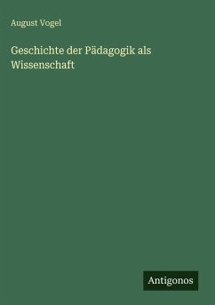 Cover Geschichte der Pädagogik als Wissenschaft