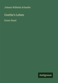 Cover Goethe's Leben