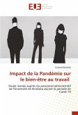 Impact de la Pandémie sur le bien-être au travail