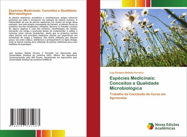 Espécies Medicinais: Conceitos e Qualidade Microbiológica Espécies Medicinais: Conceitos e Qualidade Microbiológica