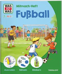 Cover WAS IST WAS Junior Mitmach-Heft Fußball