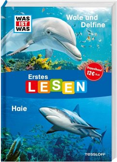 Cover WAS IST WAS Erstes Lesen Doppelband 4. Wale und Delfine/Haie