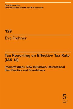 Cover Tax Reporting on Effective Tax Rate (IAS 12) (eBook, PDF)