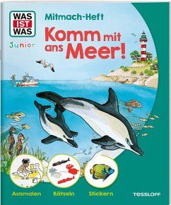 Cover WAS IST WAS Junior Mitmach-Heft Komm mit ans Meer!