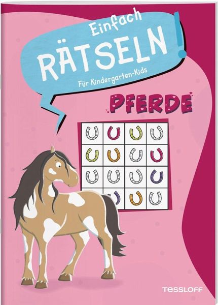 Einfach Rätseln! Für Kindergarten-Kids. Pferde Einfach Rätseln! Für Kindergarten-Kids. Pferde