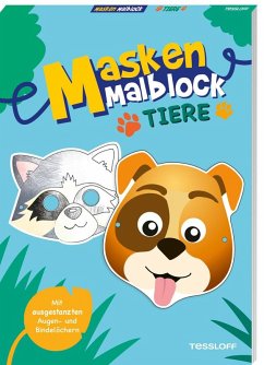 Cover Masken-Malblock.Tiere