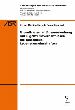 Cover Eigentumsverhältnisse bei faktischen Lebensgemeinschaften (eBook, PDF)