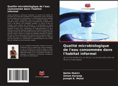 Cover Qualité microbiologique de l'eau consommée dans l'habitat informel