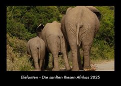 Cover Elefanten - Die sanften Riesen Afrikas 2025 Fotokalender DIN A3