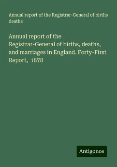 Annual report of the Registrar-General of births, deaths, and marriages in England. Forty-First Report, 1878 - Deaths, Annual report of the Registrar-General of births