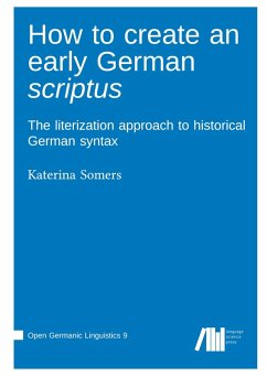 How to create an early German scriptus How to create an early German scriptus