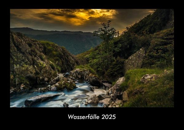 Wasserfälle 2025 Fotokalender DIN A3 Wasserfälle 2025 Fotokalender DIN A3