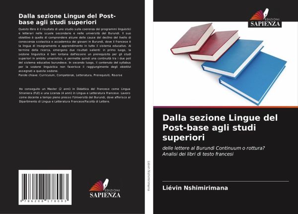 Dalla sezione Lingue del Post-base agli studi superiori Dalla sezione Lingue del Post-base agli studi superiori