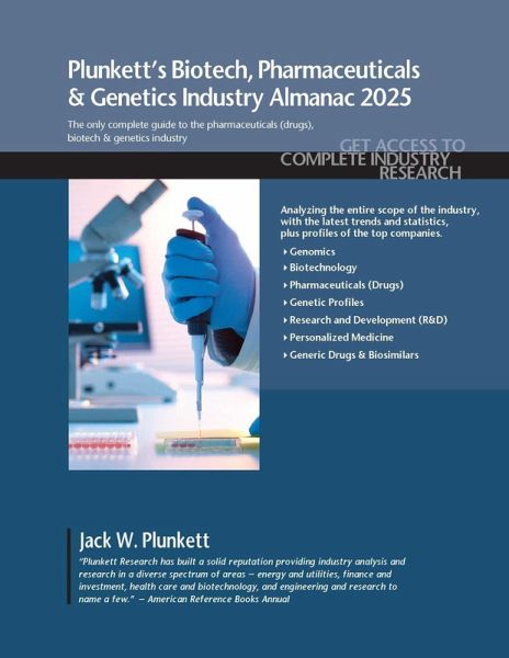 Plunkett's Biotech, Pharmaceuticals & Genetics Industry Almanac 2025