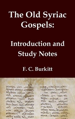 Cover The Old Syriac Gospels - Introduction and Study Notes