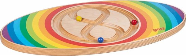 Goki 59962 - Balance Board Labirinto, Balancierbrett (Liegende Acht), 55x29cm