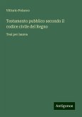 Testamento pubblico secondo il codice civile del Regno Testamento pubblico secondo il codice civile del Regno