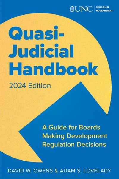 Quasi Judicial Handbook Quasi Judicial Handbook