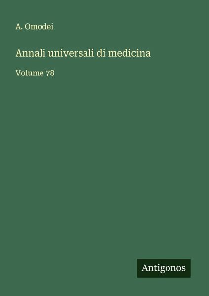 Annali universali di medicina Annali universali di medicina