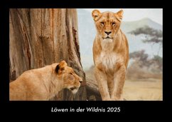 Cover Löwen in der Wildnis 2025 Fotokalender DIN A3
