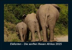 Cover Elefanten - Die sanften Riesen Afrikas 2025 Fotokalender DIN A5