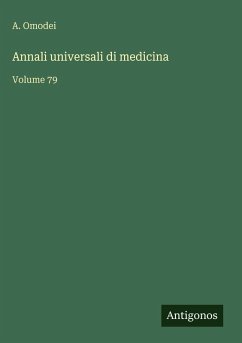 Cover Annali universali di medicina